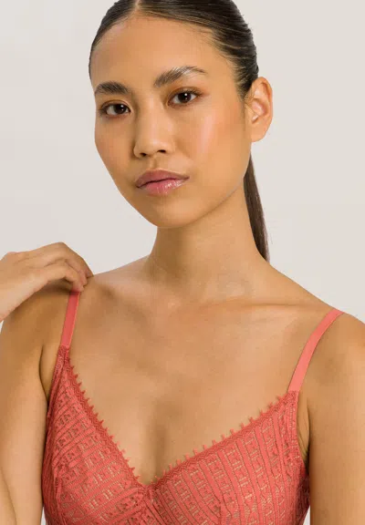 Hanro Hedy Underwire Bra In Brown