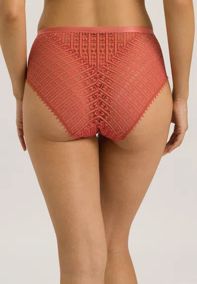 Hanro Hedy High Cut Brief In Orange