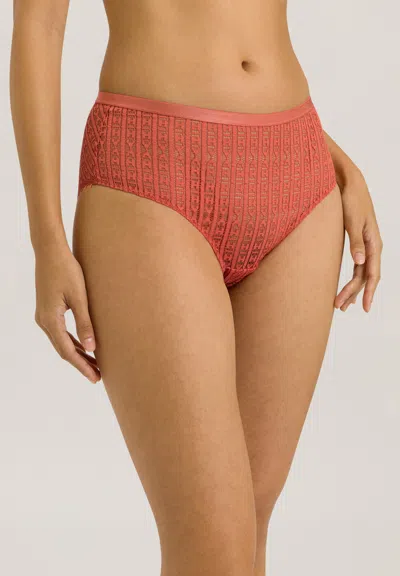 Hanro Hedy High Cut Brief In Orange