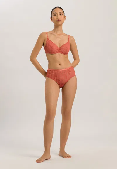 Hanro Hedy High Cut Brief In Orange