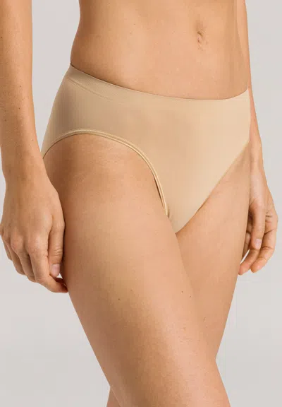 Hanro Touch Feeling High Cut Brief In Brown