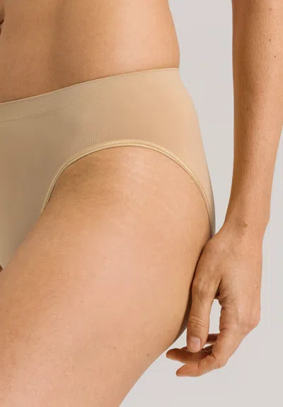 Hanro Touch Feeling High Cut Brief In Brown