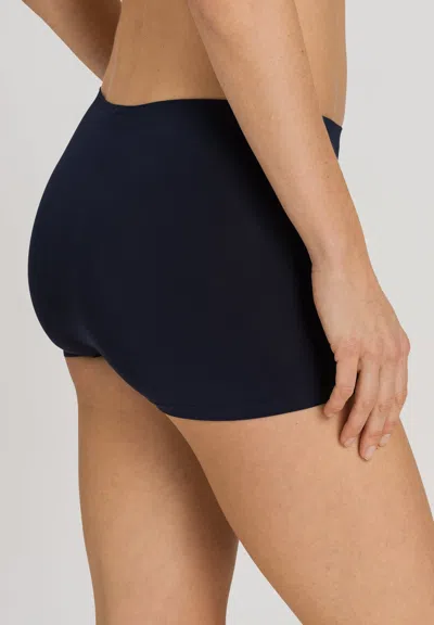 Hanro Touch Feeling Boy Shorts In Blue