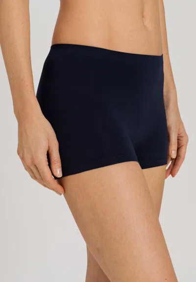 Hanro Touch Feeling Boy Shorts In Blue