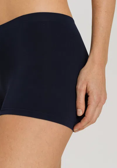 Hanro Touch Feeling Boy Shorts In Blue