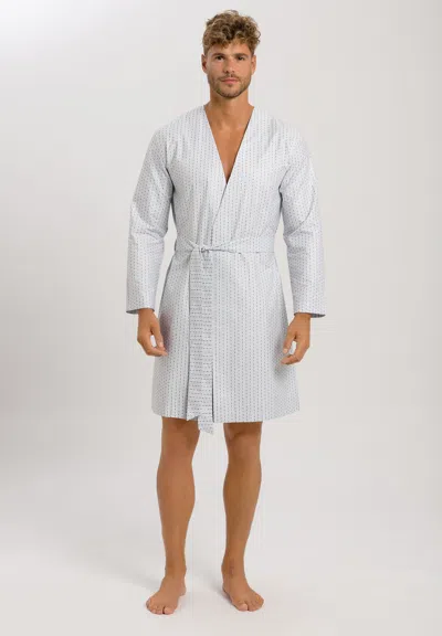 Hanro Carl Cotton Robe In Multi
