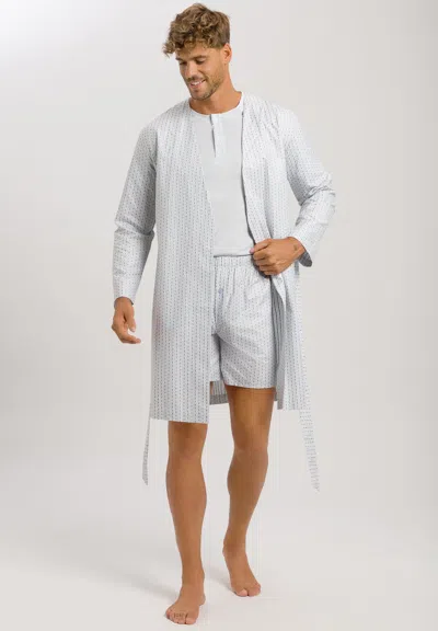 Hanro Carl Cotton Robe In Multi