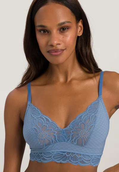Hanro Marilyn Soft Cup Bra In Blue