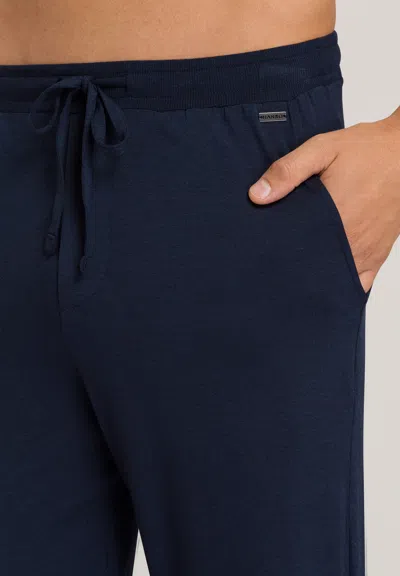 Hanro Casuals Drawstring Pants In Blue