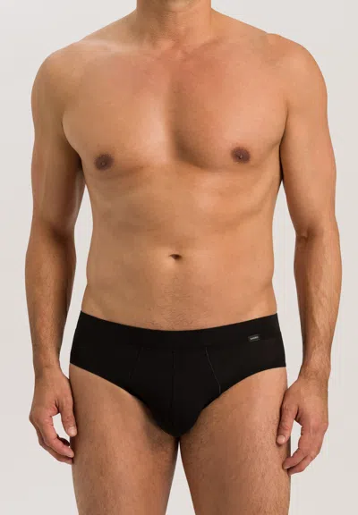 Hanro Natural Function Tencel And Cotton Brief In Black