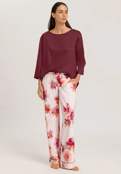 Hanro Eleni Relaxed Cotton Top In Multi