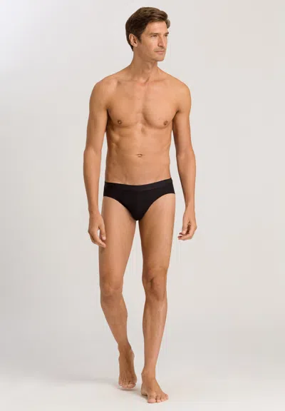 Hanro Natural Function Tencel And Cotton Brief In Black