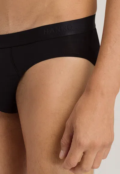 Hanro Natural Function Tencel And Cotton Brief In Black