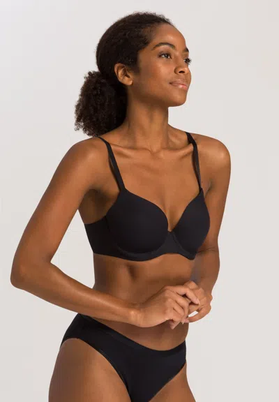 Hanro Cotton Sensation Padded T-shirt Bra In Multi