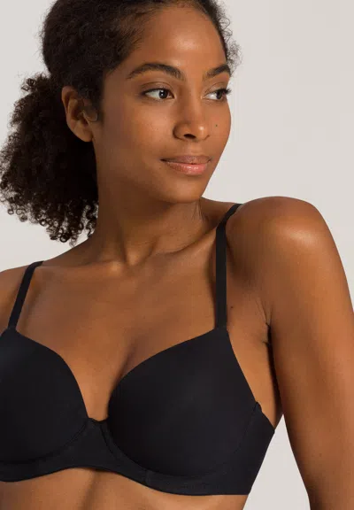 Hanro Cotton Sensation Padded T-shirt Bra In Multi