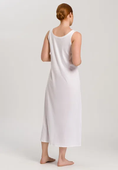 Hanro Cotton Deluxe Tank Nightgown In Crystal Pink