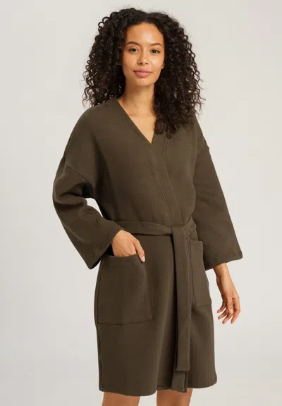 Hanro Accessoires Robe In Green