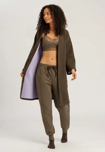 Hanro Accessoires Robe In Green