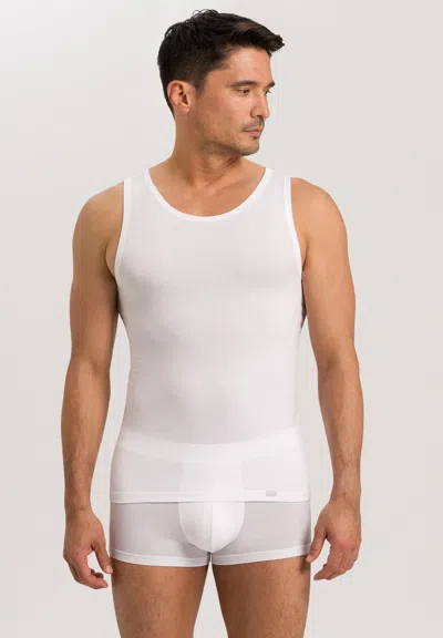 Hanro Natural Function Stretch-jersey Vest In White