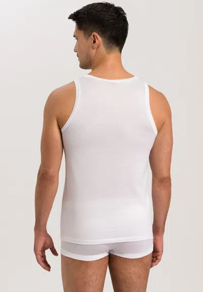 Hanro Natural Function Stretch-jersey Vest In White
