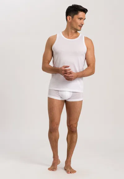 Hanro Natural Function Stretch-jersey Vest In White