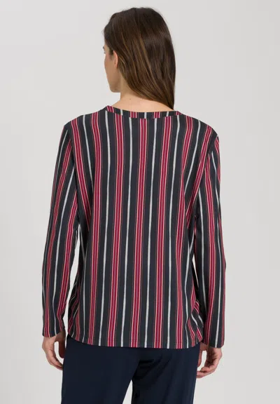 Hanro Sleep And Lounge Button Front Shirt In Multi