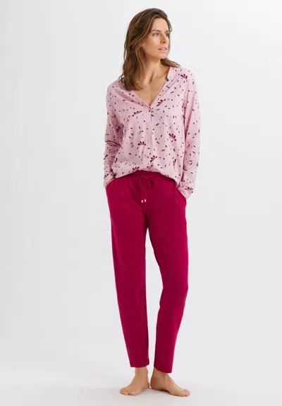 Hanro Sleep And Lounge Button Front Shirt In Multi