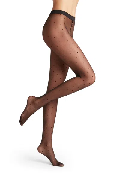 Hanro Dot Tight Dot Sheer Tight In Black