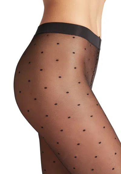 Hanro Dot Tight Dot Sheer Tight In Black