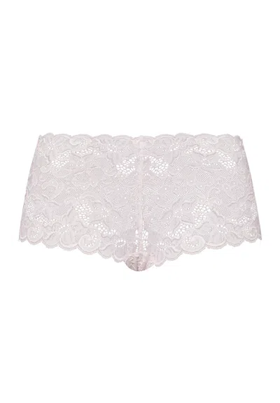 Hanro Womens White Moments Stretch-lace Maxi Briefs