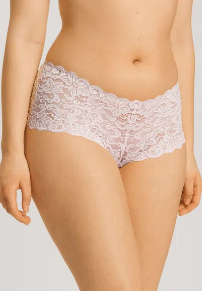 Hanro Womens White Moments Stretch-lace Maxi Briefs