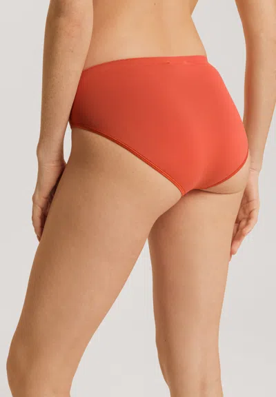 Hanro Touch Feeling High Cut Brief In Red