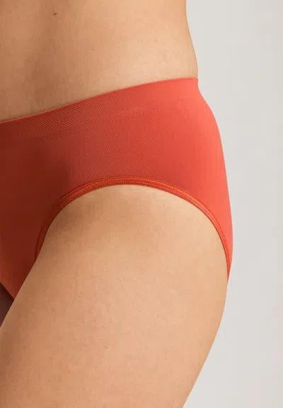 Hanro Touch Feeling High Cut Brief In Red