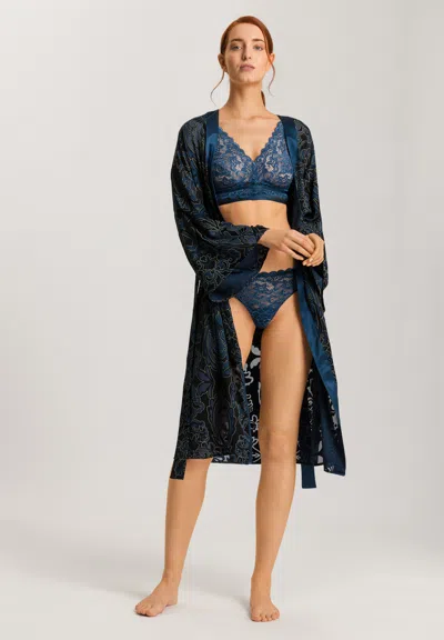 Hanro Marlene Lace Soft Cup Bra In Blue