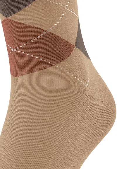 Hanro Sensitive Argyle So Socks In Brown