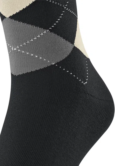 Hanro Sensitive Argyle So Socks In Black