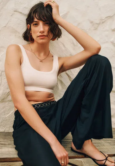 Hanro Touch Feeling Crop Top In White