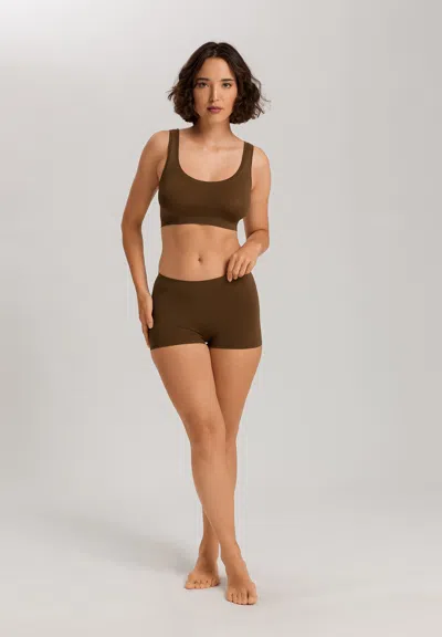 Hanro Touch Feeling Boyleg In Brown