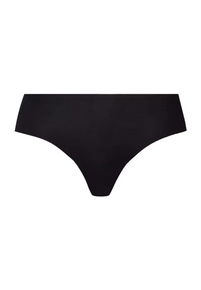 Hanro Invisible Touch Microfiber Seamless Bikini Brief In Black