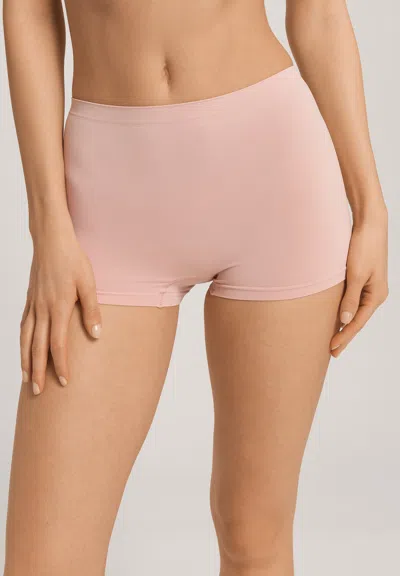 Hanro Touch Feeling Boy Leg Briefs In Pink