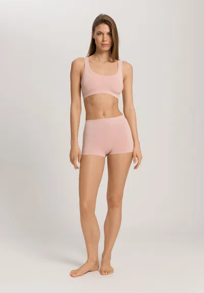 Hanro Touch Feeling Boy Leg Briefs In Pink