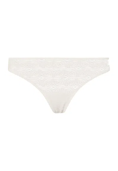 Hanro Ruby Geometric Lace Thong