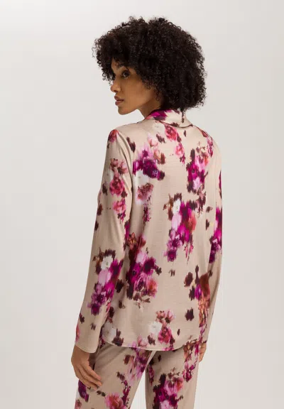 Hanro Olivia Soft Collared Shirt In Multi