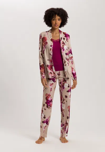 Hanro Olivia Soft Collared Shirt In Multi