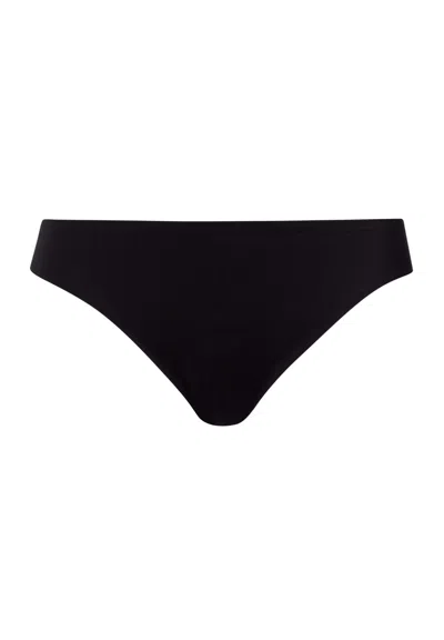 Hanro Invisible Touch Microfiber Seamless Bikini Brief In Black