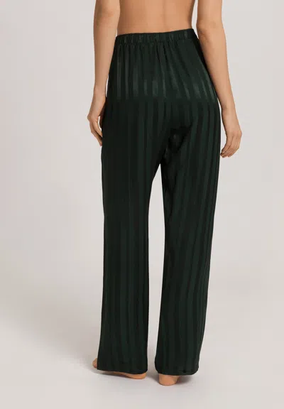 Hanro Indra Jacquard Stripe Pants In Black