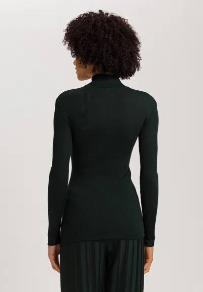 Hanro Celeste Wool And Silk Turtleneck Top In Multi