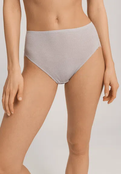 Hanro Celeste Wool And Silk Lace Trim Full Briefs In Multi