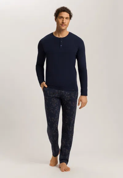 Hanro Night And Day Cotton Pajama Pants In Animal Print