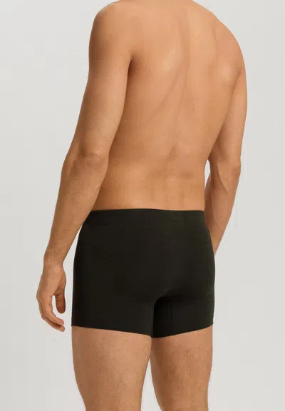 Hanro Casuals Single Jersey Boxer Briefs In Black
